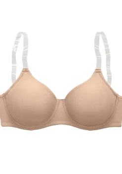 LASCANA D+ Bras-Clear Strap Underwire T-Shirt Bra