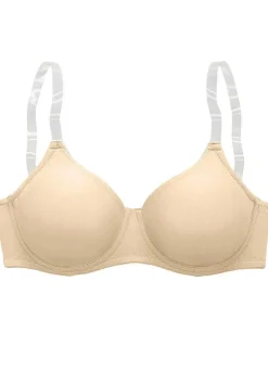 LASCANA D+ Bras-Clear Strap Underwire T-Shirt Bra
