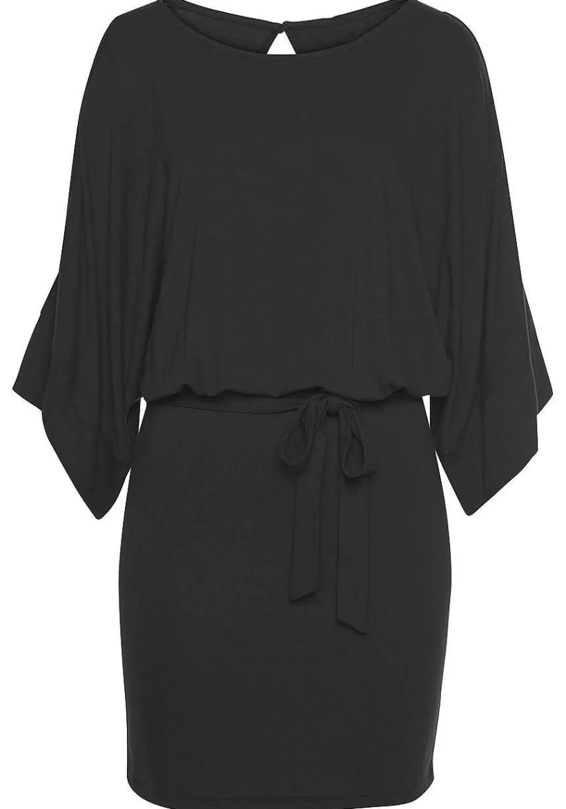 LASCANA Short Dresses-Cold Shoulder Bodycon Dress