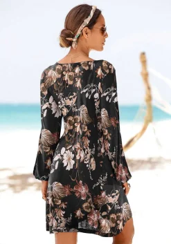 LASCANA Fall Dresses-Cold Shoulder Dress
