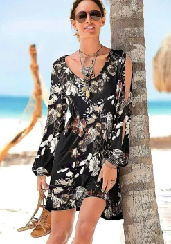 LASCANA Fall Dresses-Cold Shoulder Dress