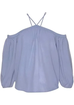 LASCANA Blouses-Cold Shoulder Halter Neck Blouse