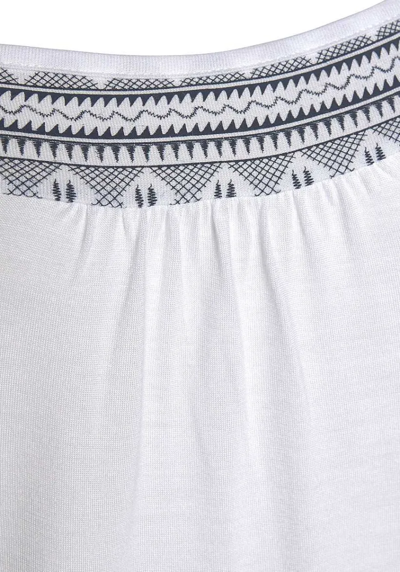LASCANA Short Sleeve Tops-Cold Shoulder Top