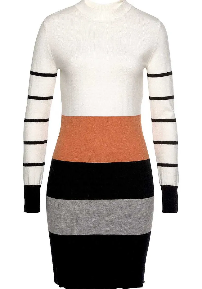 LASCANA Fall Dresses-Color Block Knit Dress