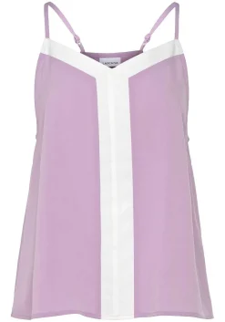 LASCANA Sleeveless Tops-Color Block V-Neck Top