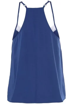 LASCANA Sleeveless Tops-Color Block V-Neck Top