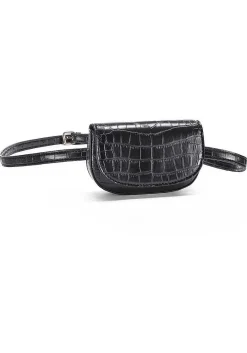 LASCANA Bags-Croc Embossed Belt Bag
