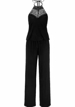 LASCANA Jumpsuits-Crochet Front Jumpsuit