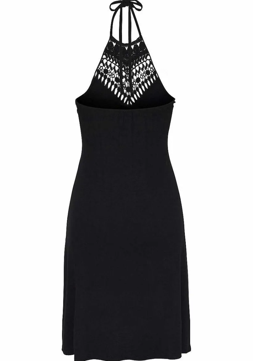 LASCANA Short Dresses-Crochet Halter Dress