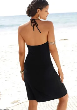 LASCANA Short Dresses-Crochet Halter Dress