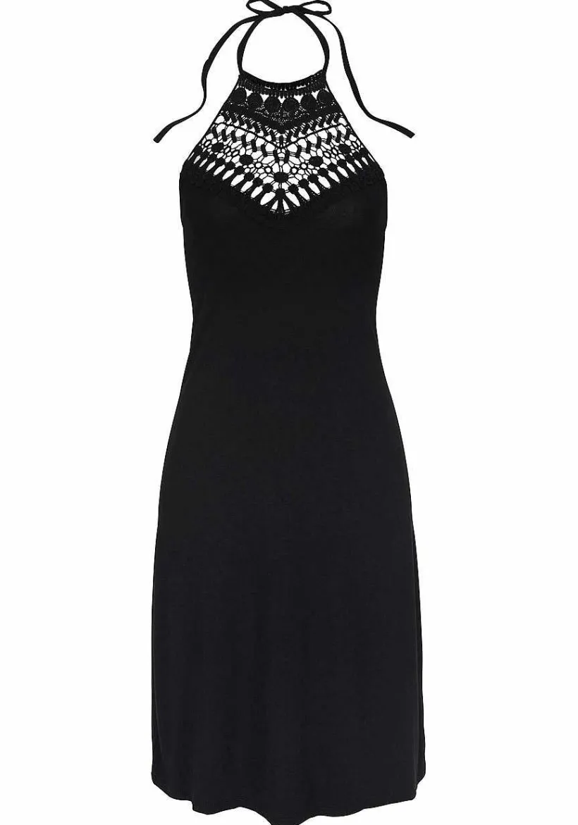 LASCANA Short Dresses-Crochet Halter Dress