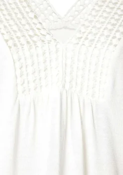 LASCANA Long Sleeve Tops-Crochet Long Sleeve Top