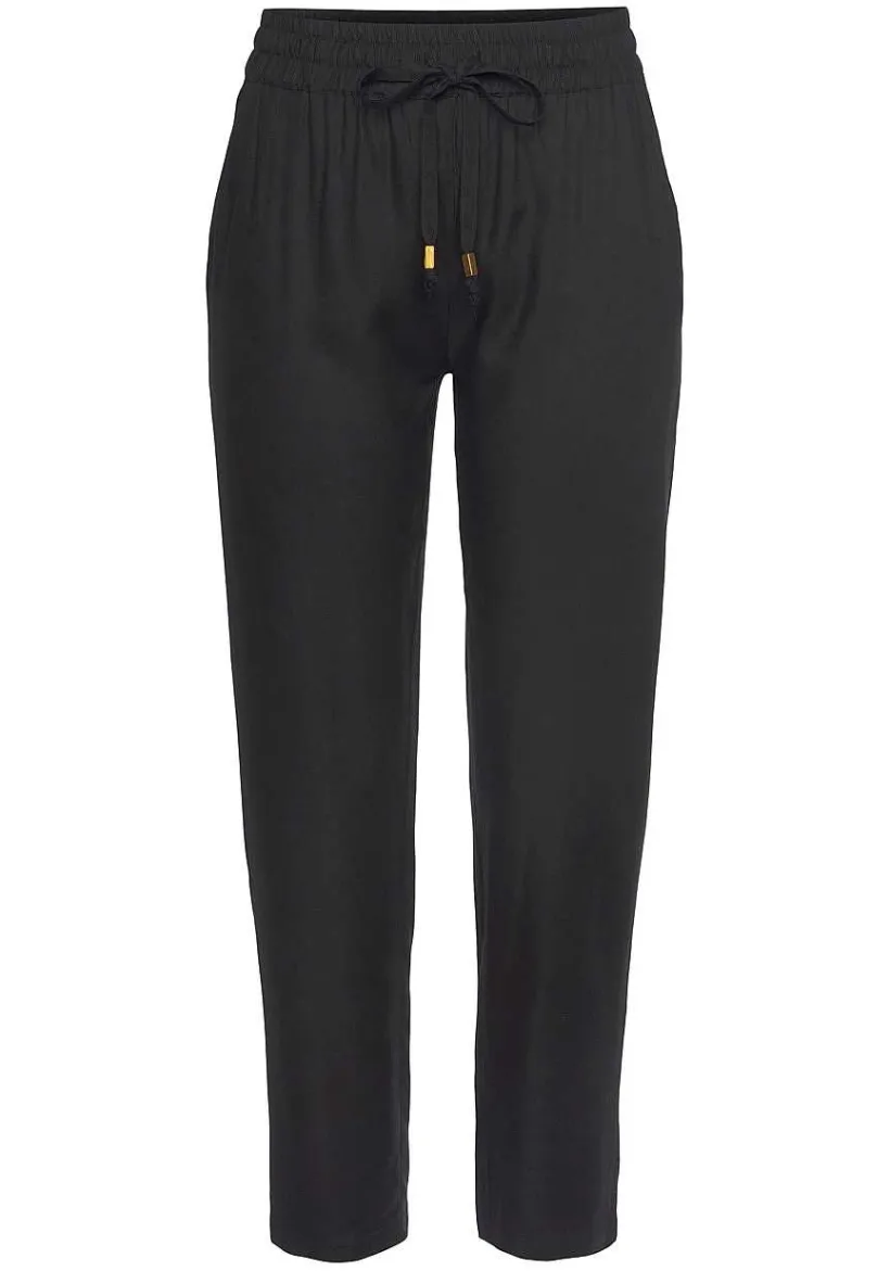 LASCANA Pants-Cropped Drawstring Pants