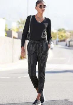 LASCANA Pants-Cropped Slip On Pants