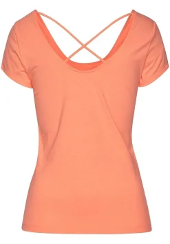 LASCANA Short Sleeve Tops-Crossback Top