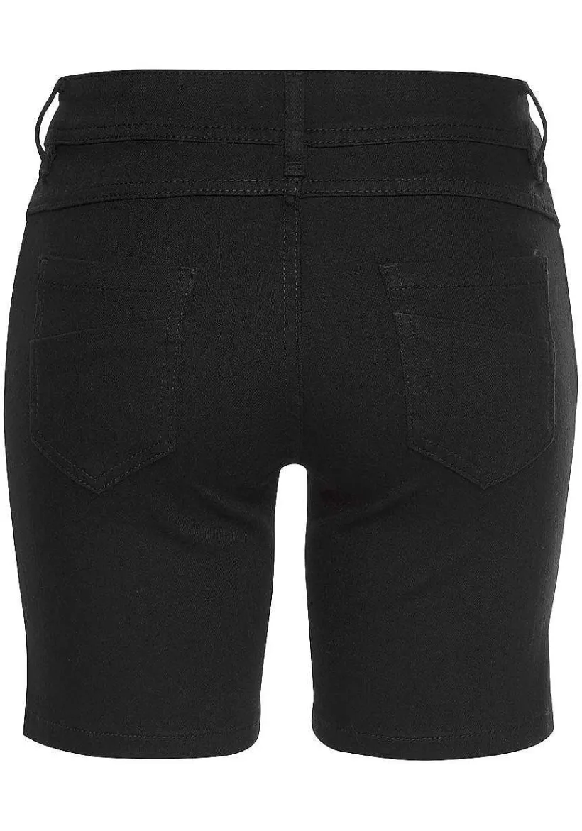LASCANA Shorts-Cuffed Denim Shorts