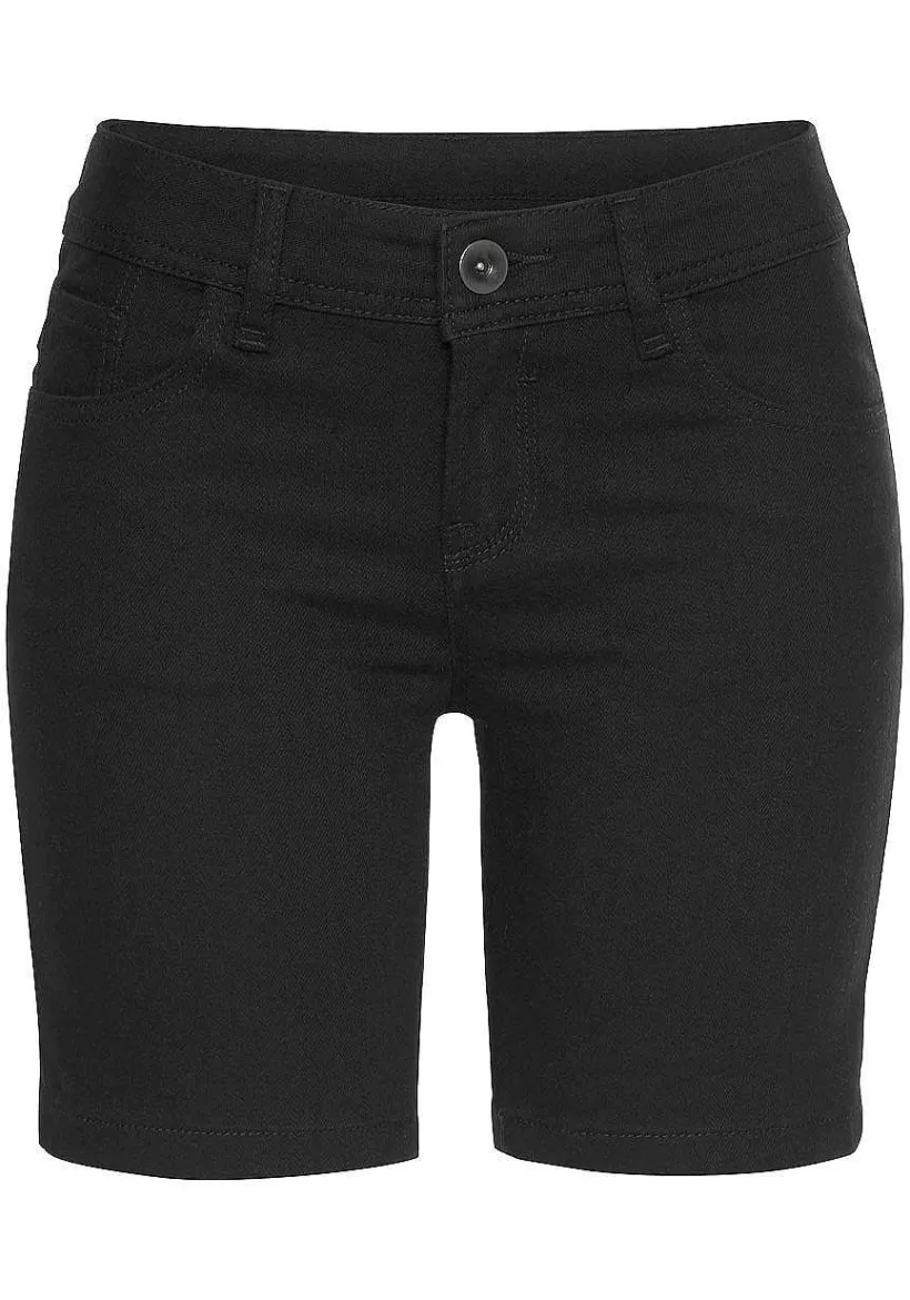 LASCANA Shorts-Cuffed Denim Shorts