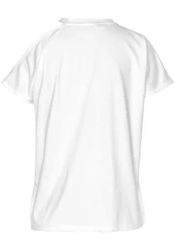 LASCANA Short Sleeve Tops-Cut Out Sleeve Top
