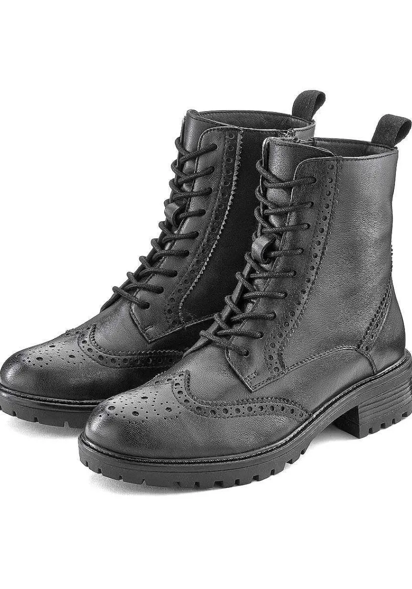 LASCANA Boots & Booties-Detailed Combat Boots