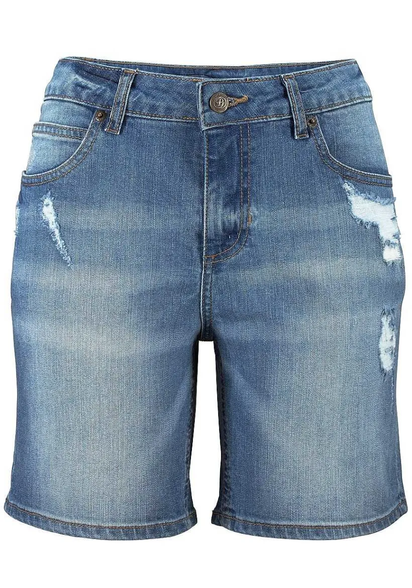 LASCANA Shorts-Distressed Jean Shorts
