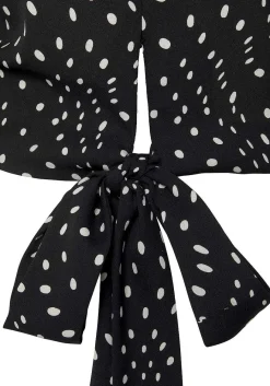 LASCANA Blouses-Dot Print Long Sleeve Blouse