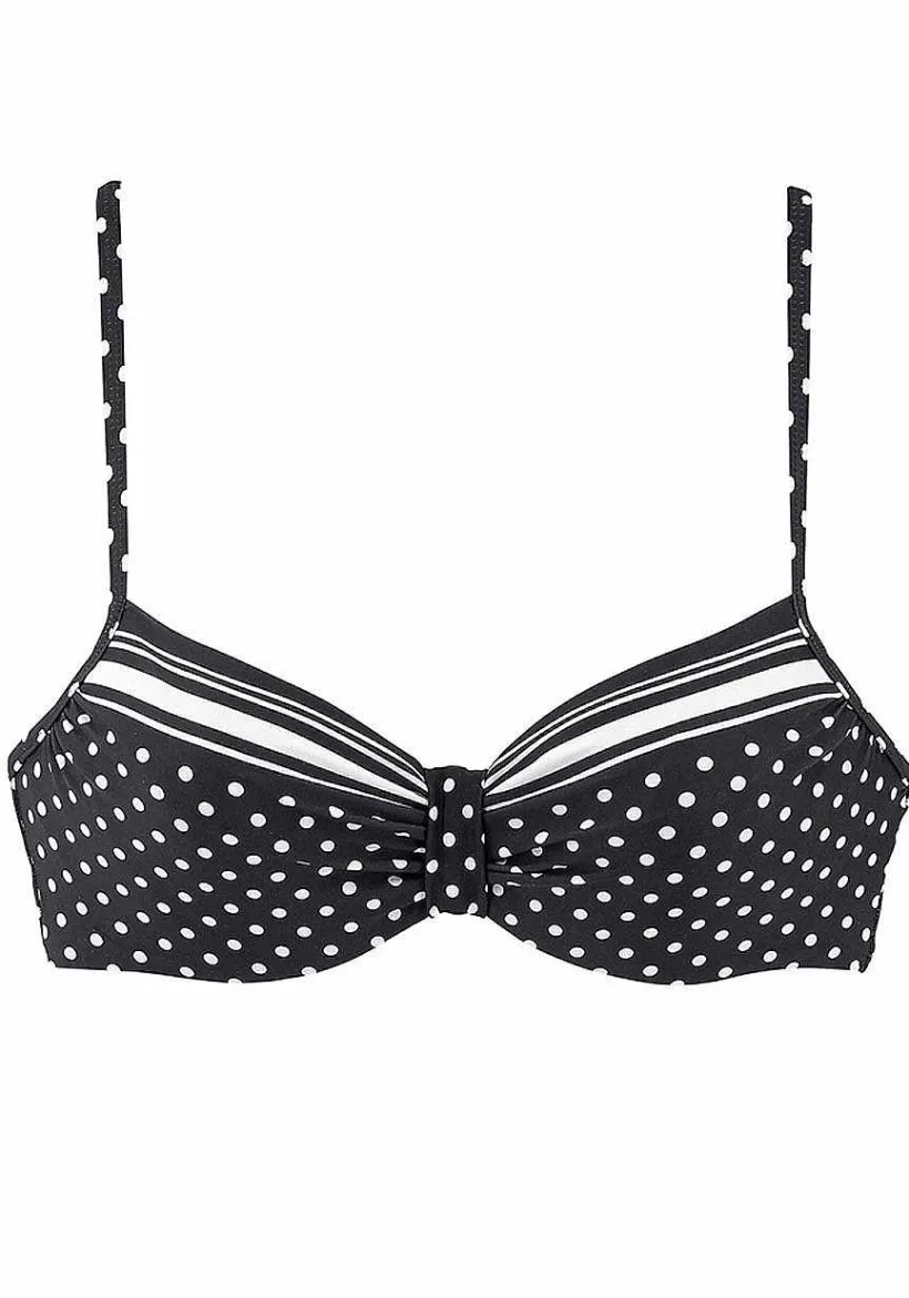 LASCANA Underwire-Dotted Underwire Bikini Top