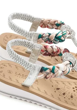 LASCANA Heels & Wedges-Elastic Strap Wedge Sandals