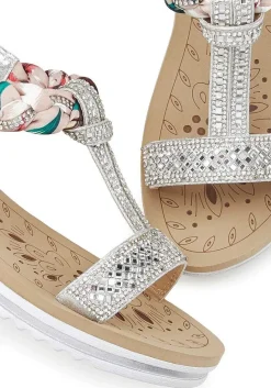 LASCANA Heels & Wedges-Elastic Strap Wedge Sandals