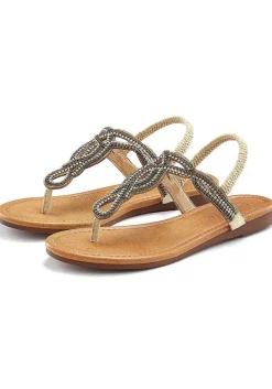 LASCANA Sandals-Embellished Beaded Sandals