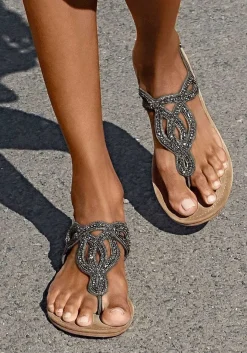 LASCANA Sandals-Embellished Sandals