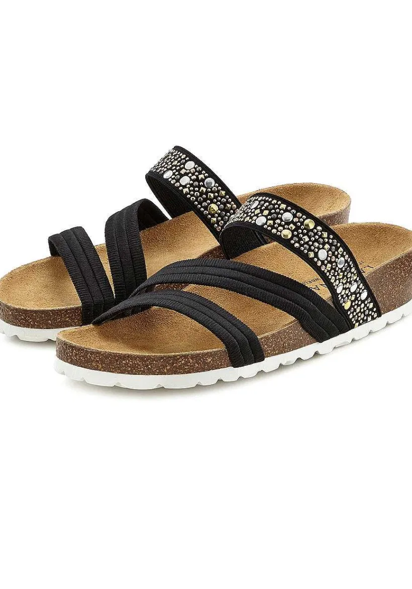 LASCANA Sandals-Embellished Strappy Sandals