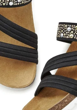 LASCANA Sandals-Embellished Strappy Sandals