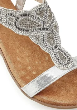 LASCANA Heels & Wedges-Embellished Wedge Sandals