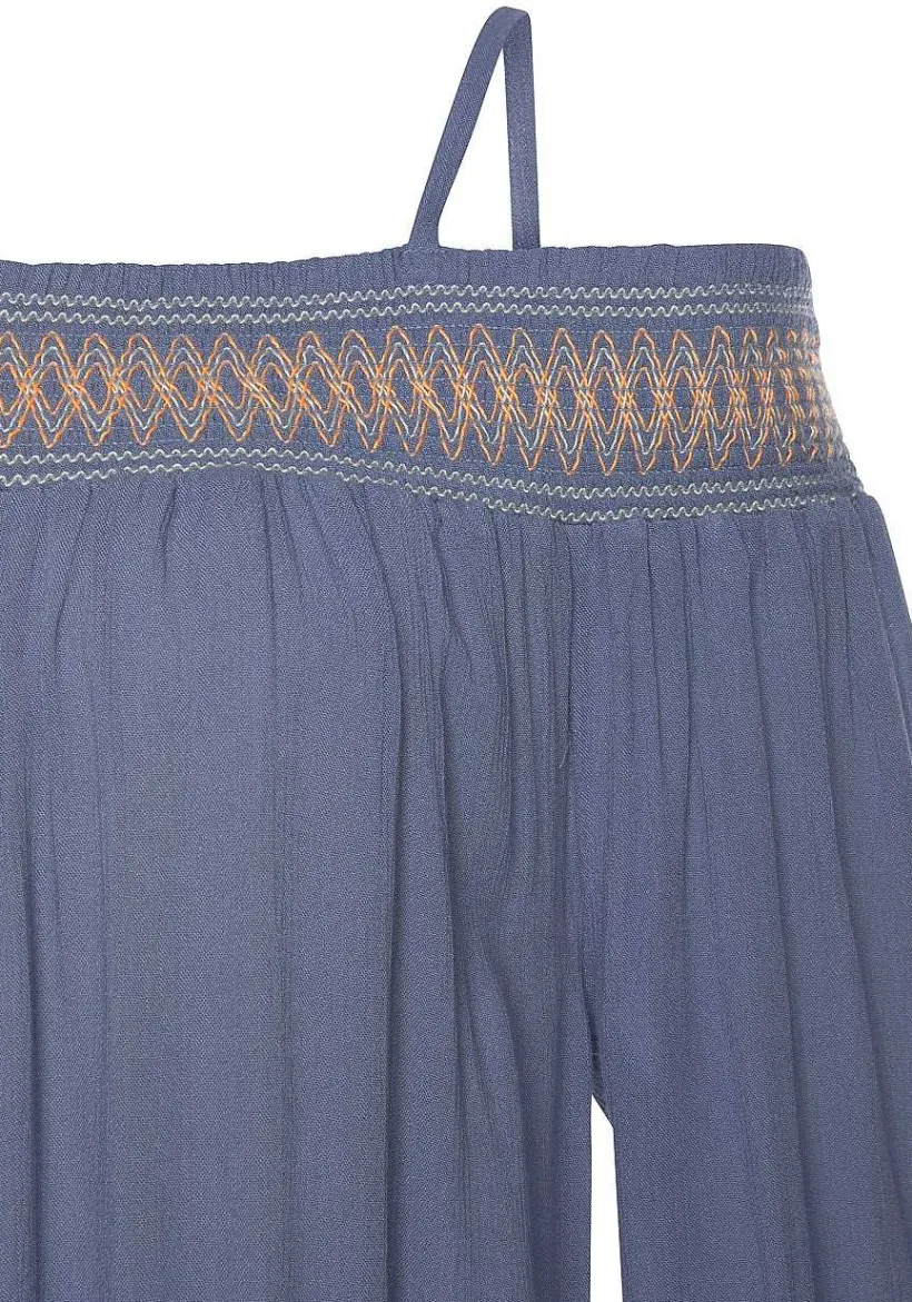 LASCANA Sundresses-Embroidered Cold Shoulder Dress
