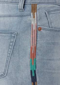 LASCANA Pants-Embroidered Side Trim Jeans