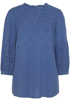 LASCANA Blouses-Eyelet Lace Blouse