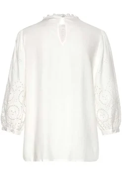 LASCANA Blouses-Eyelet Lace Blouse