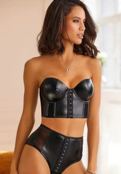 LASCANA Bikini Briefs-Faux Leather Bikini Brief