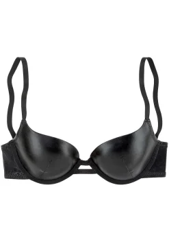 LASCANA Push Up Bras-Faux Leather Push Up Bra