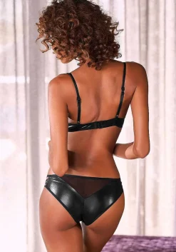 LASCANA Push Up Bras-Faux Leather Push Up Bra
