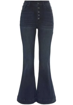 LASCANA Pants-Flared Button Fly Jeans