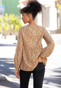 LASCANA Blouses-Floral Boho Blouse