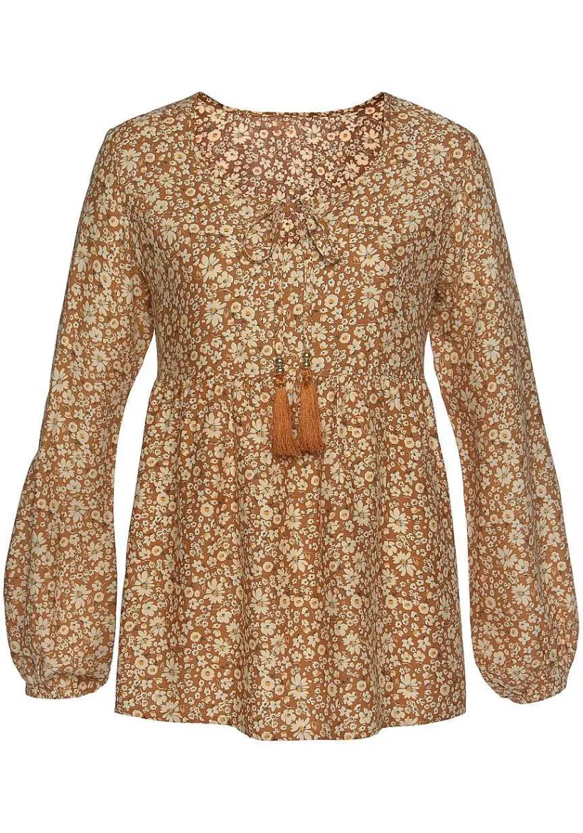 LASCANA Blouses-Floral Boho Blouse