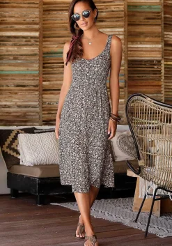 LASCANA Fall Dresses-Floral Bow Detail Dress