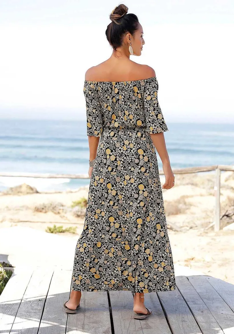 LASCANA Fall Dresses-Floral Carmen Style Dress