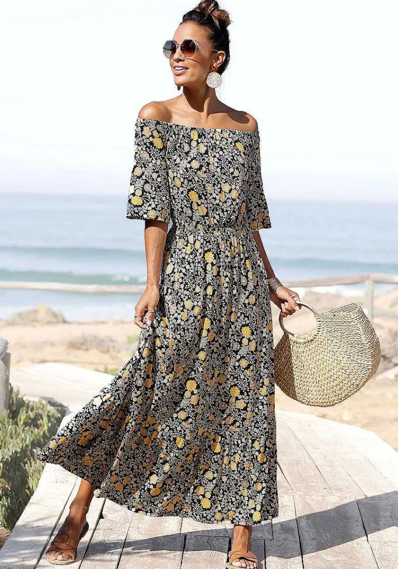 LASCANA Fall Dresses-Floral Carmen Style Dress
