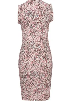 LASCANA Short Dresses-Floral High Neck Dress