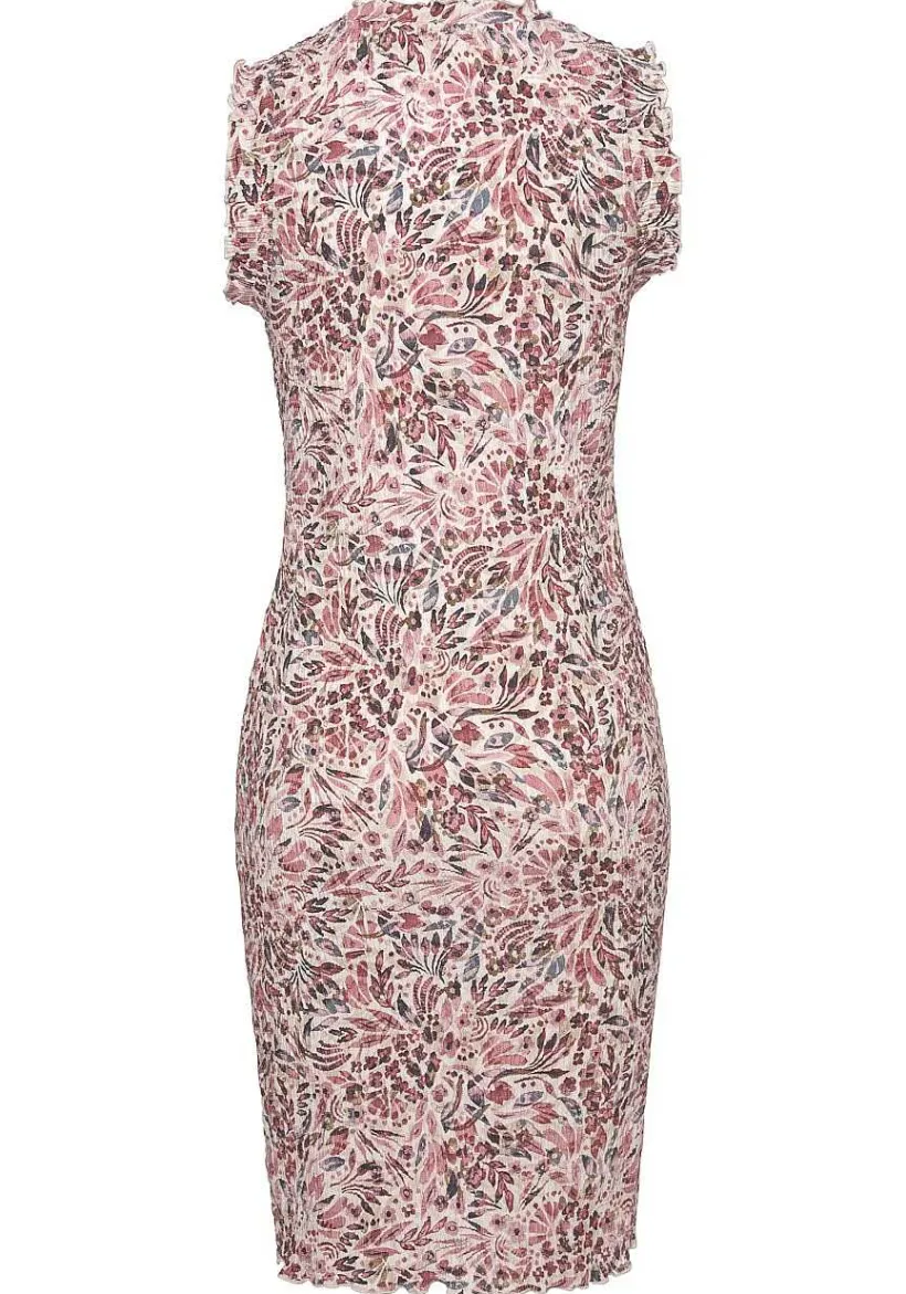 LASCANA Short Dresses-Floral High Neck Dress