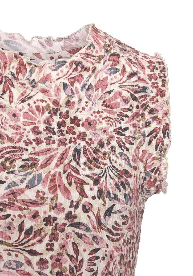 LASCANA Short Dresses-Floral High Neck Dress