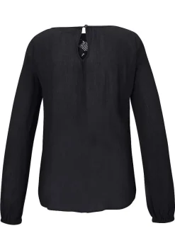 LASCANA Blouses-Floral Lace Insert Blouse